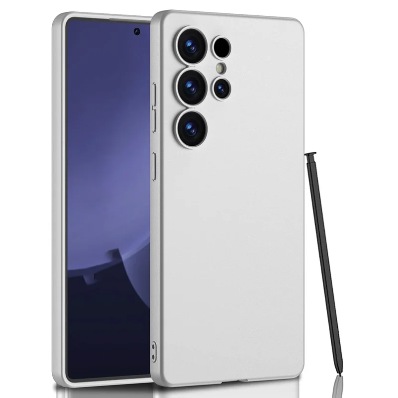 GKK For Samsung Galaxy S25 Ultra PC Slim Case Protective Phone Back Cover - Silver