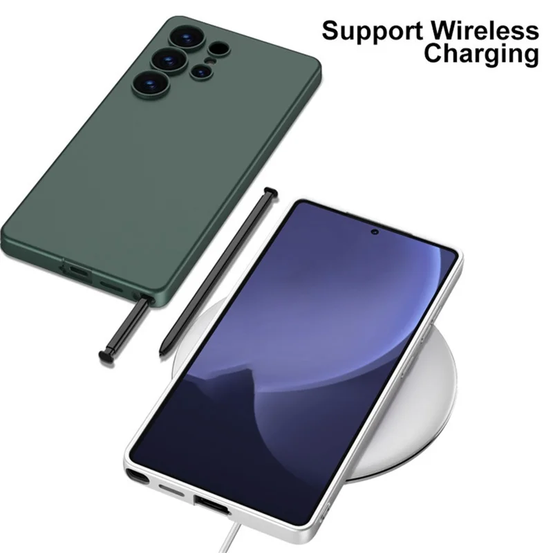 GKK For Samsung Galaxy S25 Ultra PC Slim Case Protective Phone Back Cover - Silver