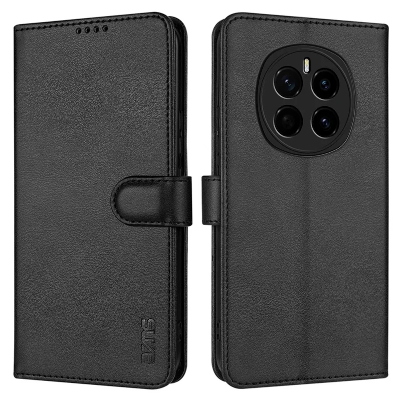 AZNS For Honor Magic7 5G Case PU Leather Wallet Phone Cover - Black