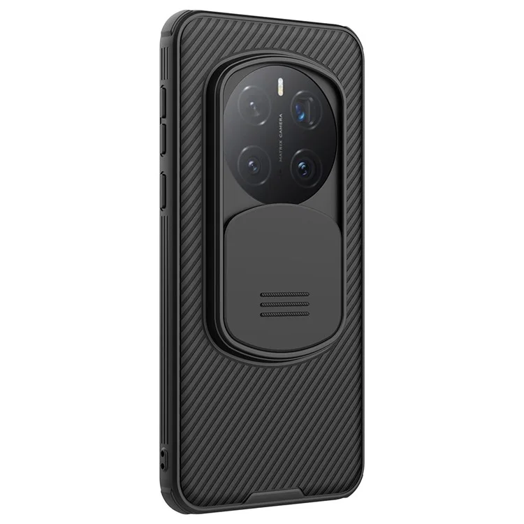 NILLKIN Camshield Pro Series para Honor Magic7 Pro 5G Funda PC+TPU Tapa deslizante para cámara Cubierta de teléfono - Negro
