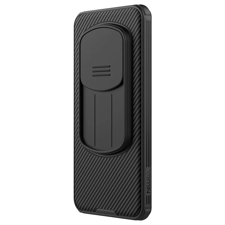 NILLKIN Camshield Pro Series para Honor Magic7 Pro 5G Funda PC+TPU Tapa deslizante para cámara Cubierta de teléfono - Negro
