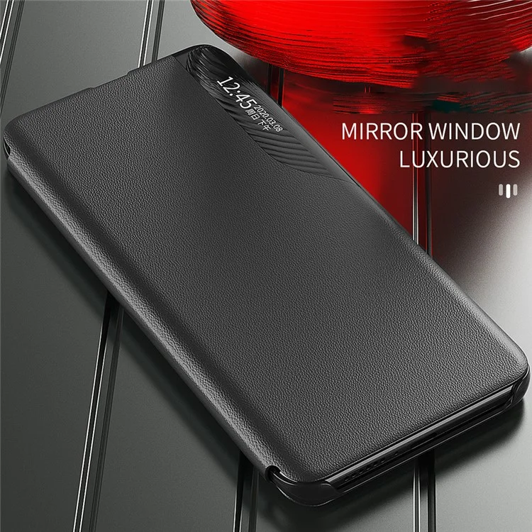 Capa para Xiaomi Redmi 14C 4G / 14R 5G / Poco C75 4G Suporte Proteção Total Capa de Telefone de Couro - Preto