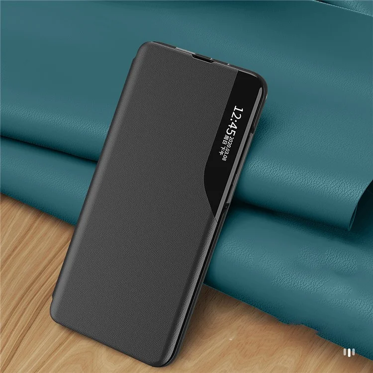 Capa para Xiaomi Redmi 14C 4G / 14R 5G / Poco C75 4G Suporte Proteção Total Capa de Telefone de Couro - Preto
