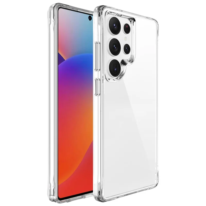 Voor Samsung Galaxy S25 Ultra Hoesje PC+TPU Stootvast Transparant Telefoonhoesje