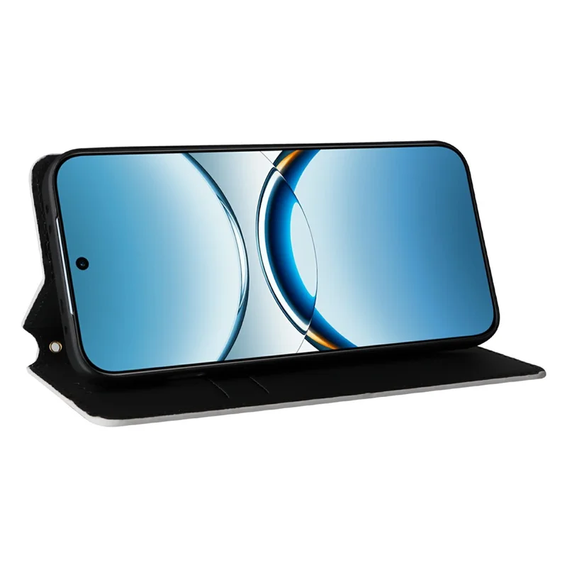 For Oppo Find X8 5G Wallet Case Rhombus Imprinted Leather Phone Cover - Silver