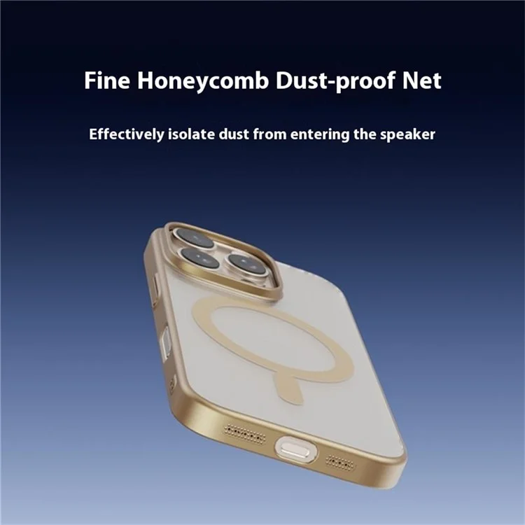 Чехол для iPhone 16 Pro совместимый с MagSafe, матовая пластиковая задняя крышка - черный