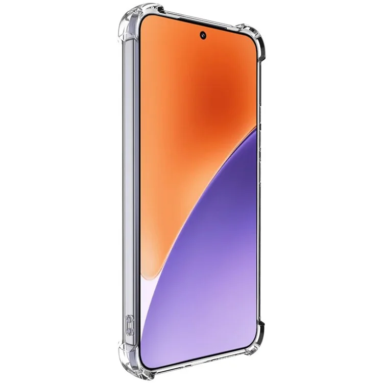IMAK UX-4 серия для Xiaomi 15 / 15 Custom Edition Case Case Straight Frame Four Corner Shockproof Clear TPU Cover