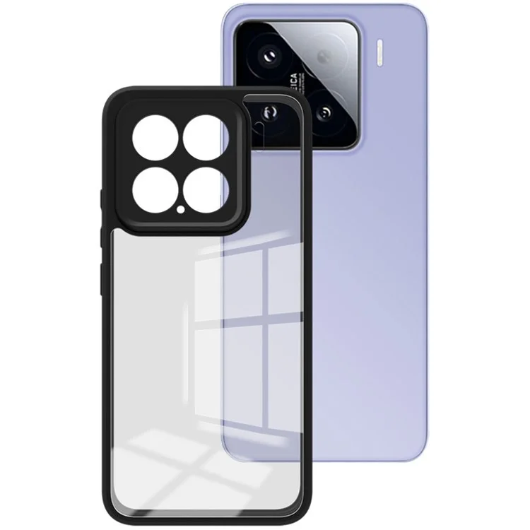Coque de téléphone IMAK UX-9A Series pour Xiaomi 15 / 15 Edition Personnalisée, en TPU+PC transparent avec coins renforcés