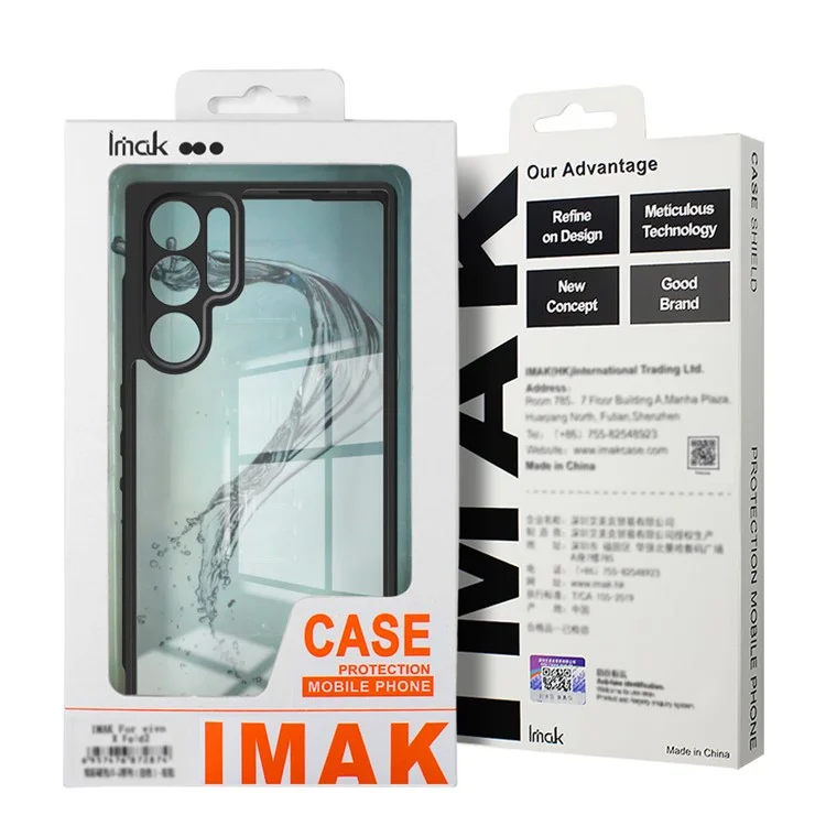 Coque de téléphone IMAK UX-9A Series pour Xiaomi 15 / 15 Edition Personnalisée, en TPU+PC transparent avec coins renforcés
