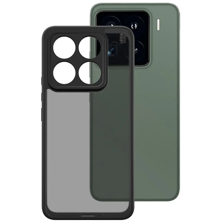 Boîtier pour Xiaomi 15 Pro de la série IMAK UX-9B, couvercle de téléphone mat en PC+TPU avec airbag miniature
