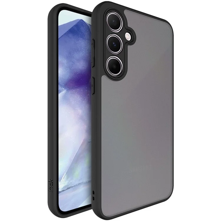 Étui pour Samsung Galaxy A55 5G de la série IMAK UX-9B, coque de téléphone mate en PC+TPU avec sac à air minuscule.