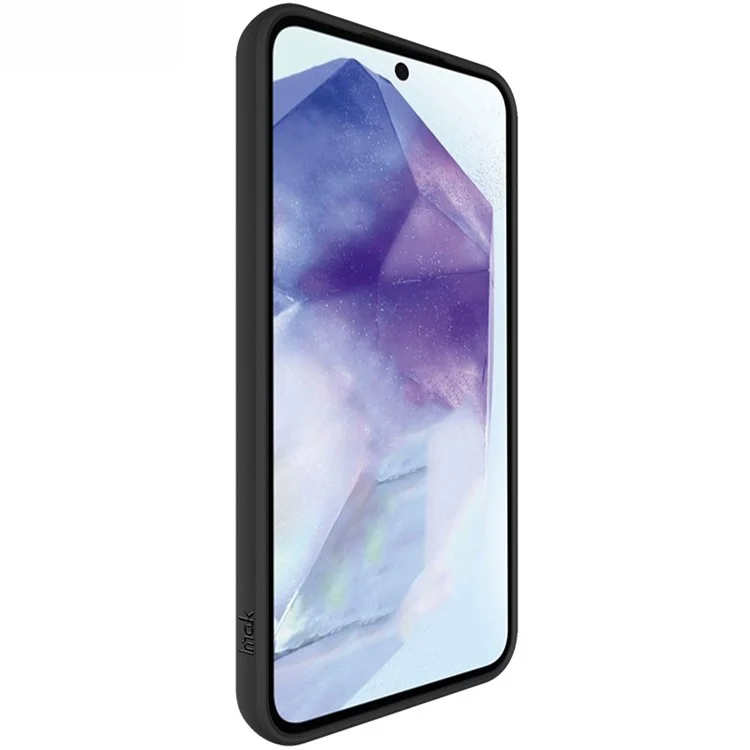 Étui pour Samsung Galaxy A55 5G de la série IMAK UX-9B, coque de téléphone mate en PC+TPU avec sac à air minuscule.