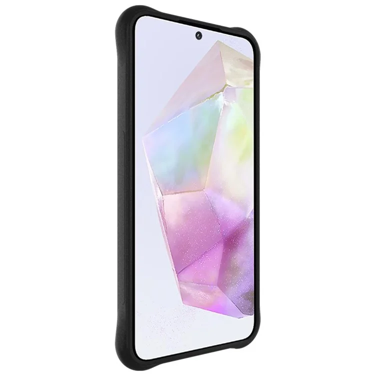 Coque IMAK pour Samsung Galaxy A36 5G, housse de téléphone en TPU, protection antichoc avec airbag - Noir