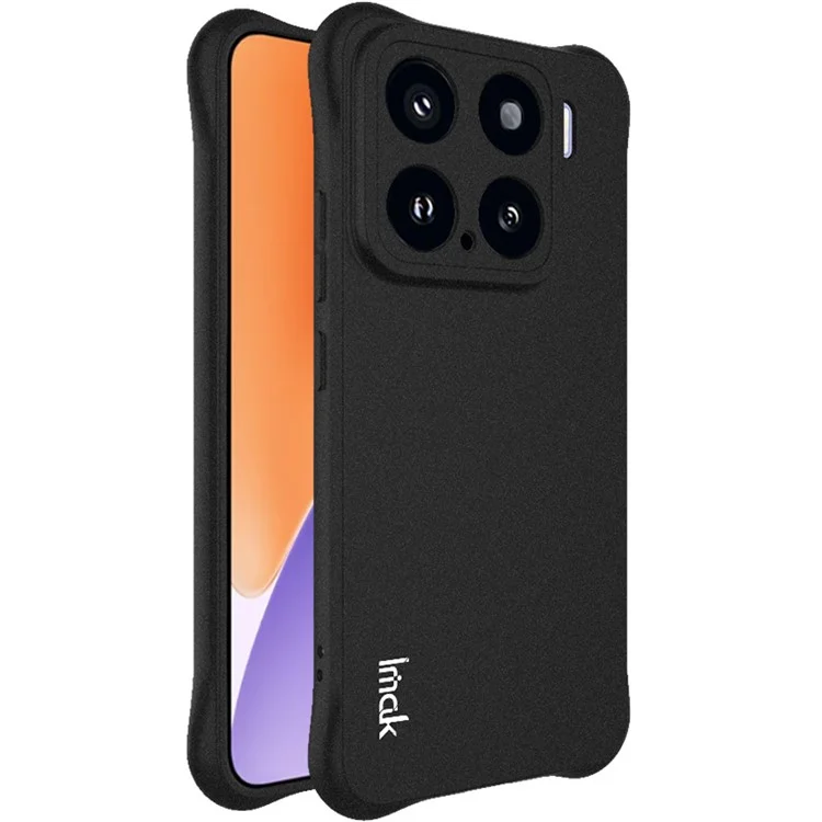 Coque pour Xiaomi 15 / 15 Edition personnalisée IMAK, étui de protection en TPU avec airbag antichoc - Noir
