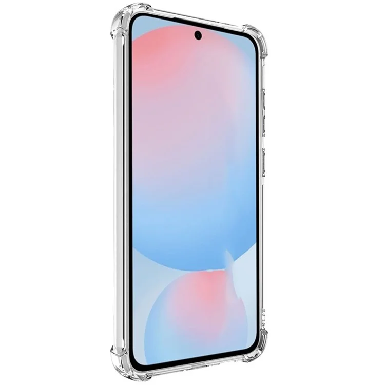 Funda transparente IMAK para Samsung Galaxy S24 FE compatible con MagSafe, resistente a golpes, cubierta de teléfono de PC+TPU.