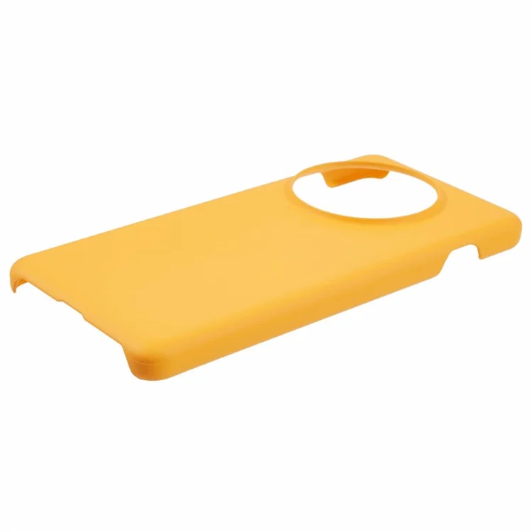 Funda para OnePlus 13 de PC duro con escarcha minimalista - Amarillo