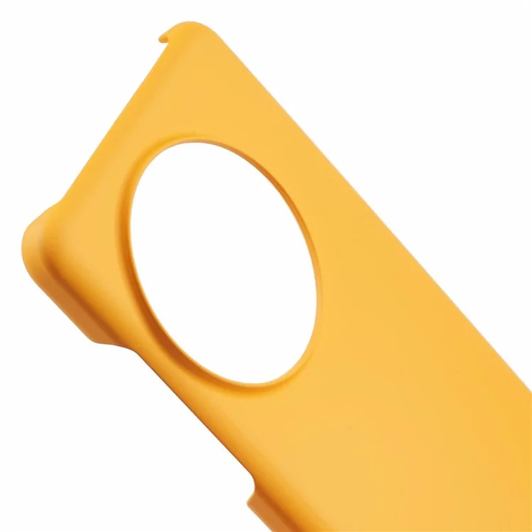 Funda para OnePlus 13 de PC duro con escarcha minimalista - Amarillo