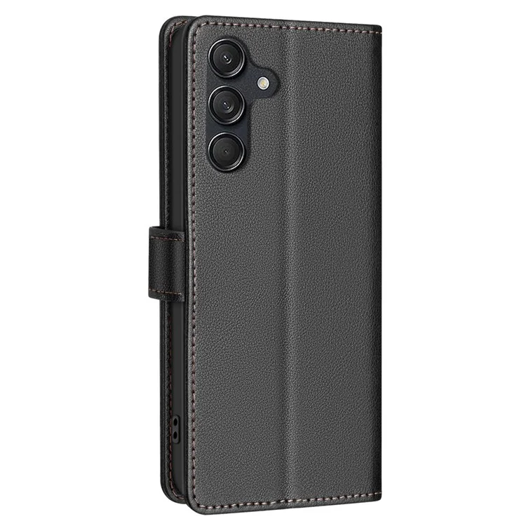 BINFEN COLOR BF32 Custodia in pelle con portafoglio e protezione RFID per Samsung Galaxy A26 5G - Nero