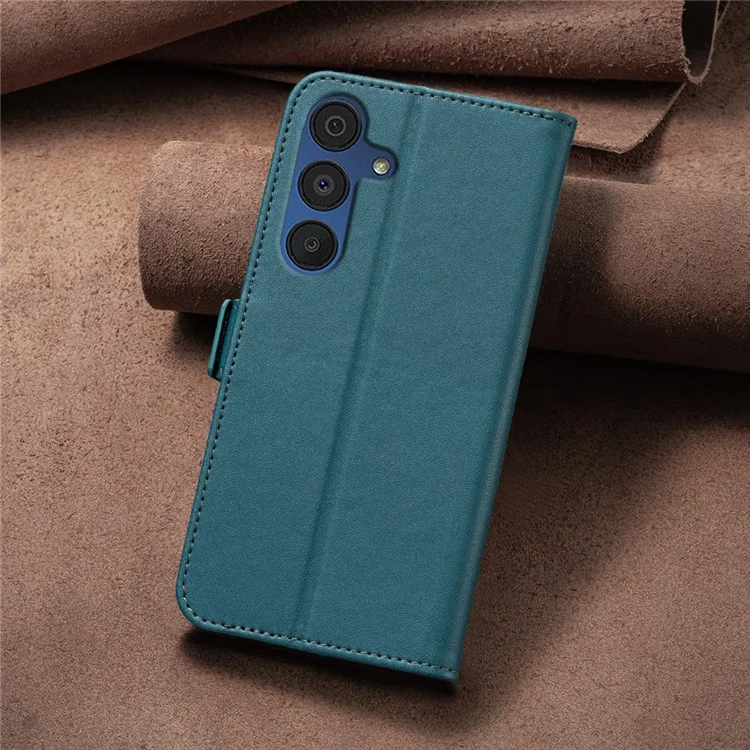 ЧЕХОЛ BINFEN COLOR BF31 ДЛЯ SAMSUNG GALAXY A56 ИЗ ИСКУССТВЕННОЙ КОЖИ, РАСКЛАДНОЙ, С БУМАЖНИКОМ - Зеленый