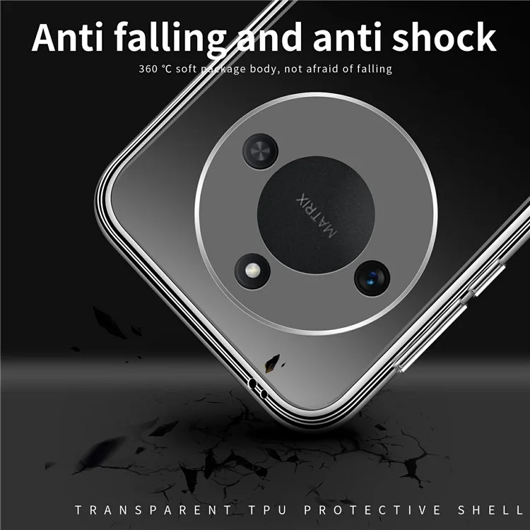 MOFI Für Honor X60 5G Hülle Kratzfest Klare Weiche TPU Handyhülle