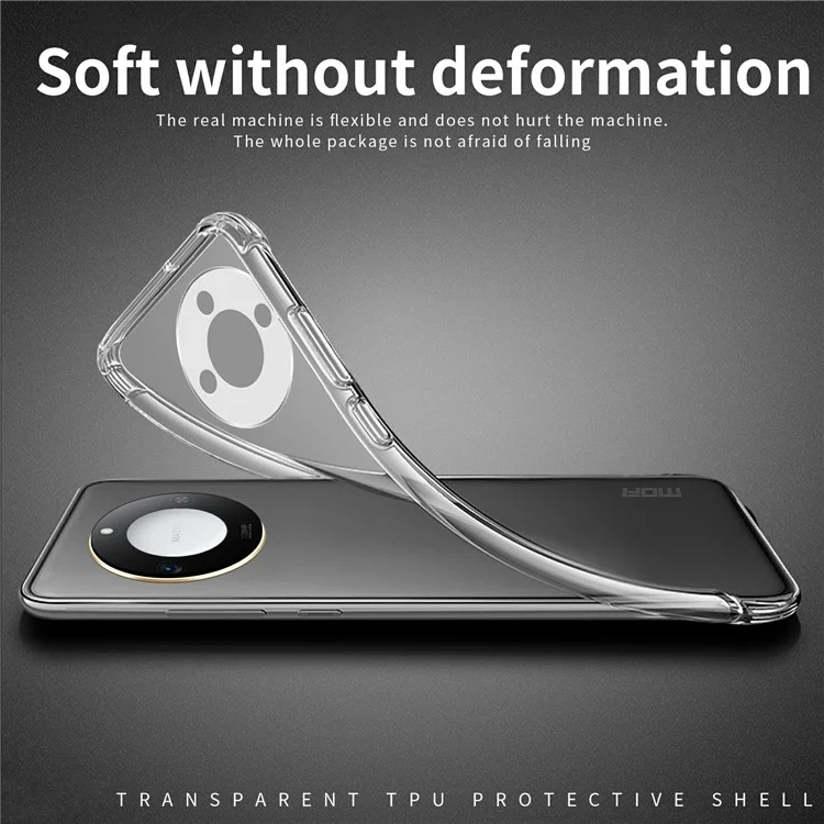 MOFI Für Honor X60 5G Hülle Kratzfest Klare Weiche TPU Handyhülle