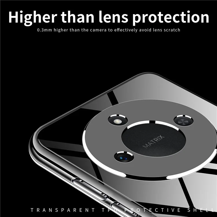 MOFI Für Honor X60 5G Hülle Kratzfest Klare Weiche TPU Handyhülle