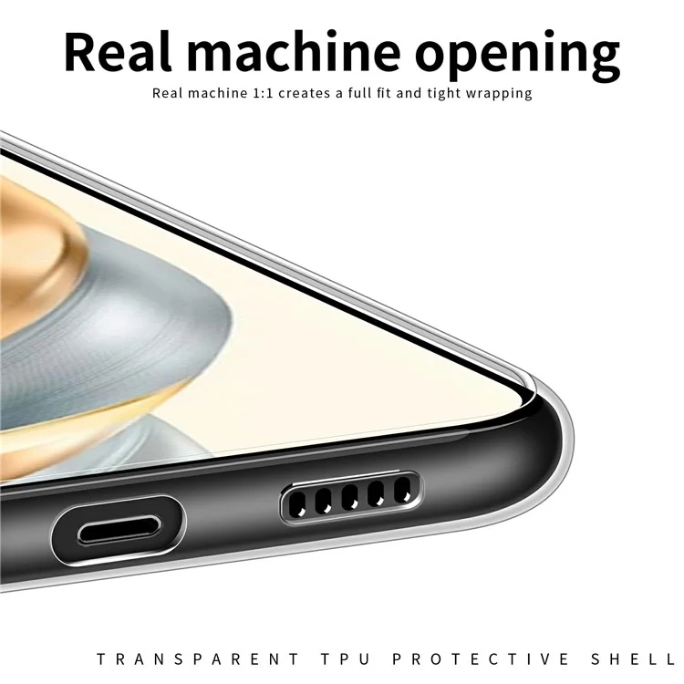 MOFI Für Honor X60 5G Hülle Kratzfest Klare Weiche TPU Handyhülle