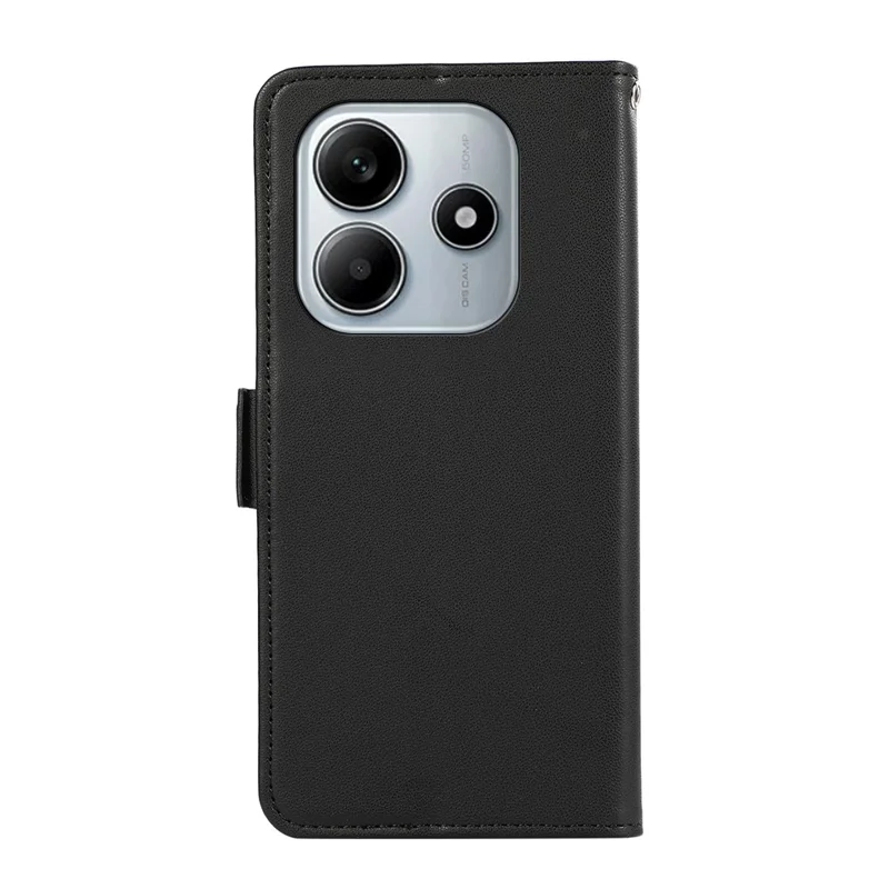 ABEEL Para Xiaomi Redmi Note 14 4G Capa de Couro com Carteira Bloqueadora de RFID - Preto