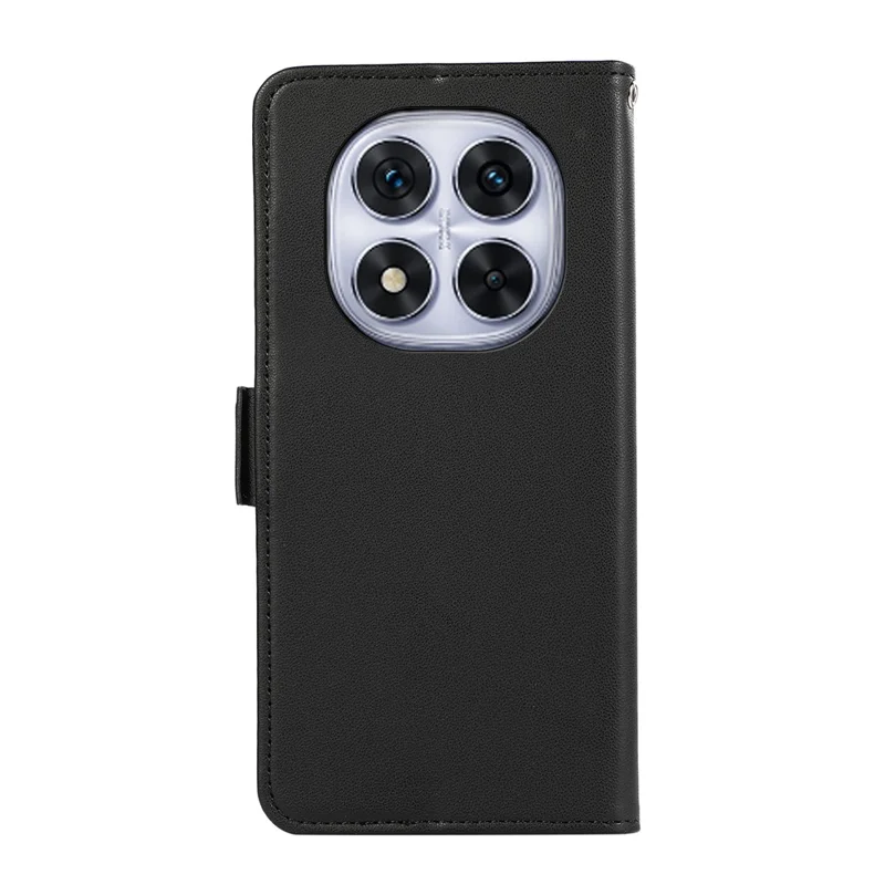 ABEEL Para Xiaomi Redmi Note 14 Pro 4G Capa de Couro para Telefone com Bloqueio RFID Carteira - Preto