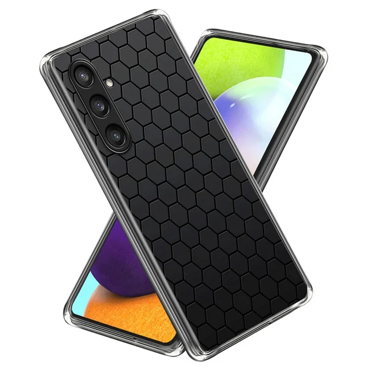 Für Xiaomi Redmi Note 13 Pro 5G / Xiaomi Poco X6 5G Hülle stoßabsorbierender TPU-Muster-bedruckter Telefonhülle - Stil A