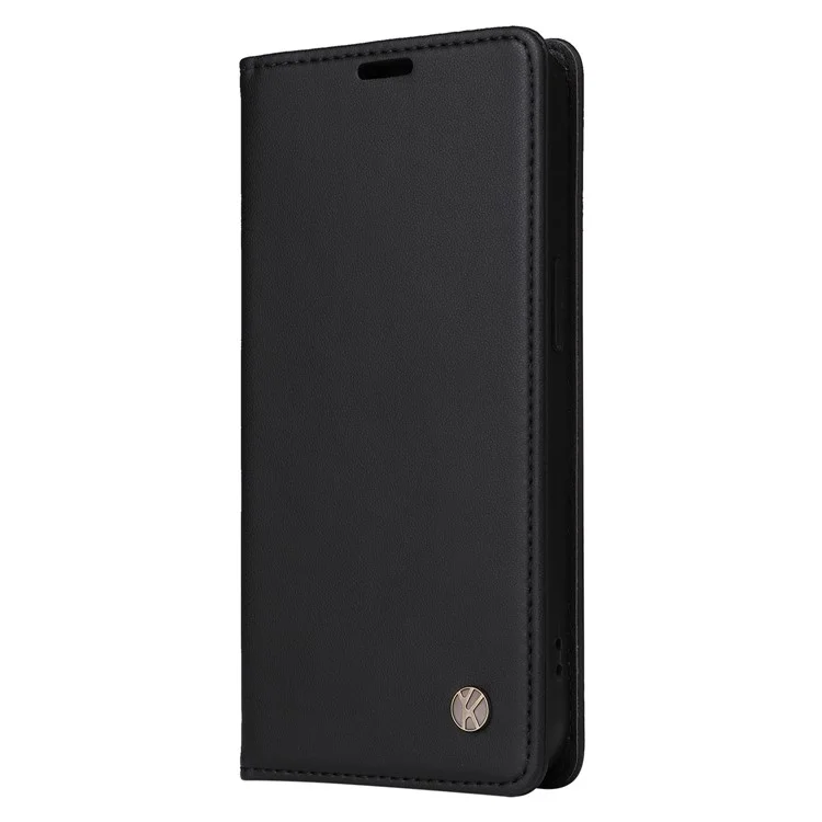 YIKATU YK-001 For Honor Play 60 Plus 5G / Play 9T / X7c 4G / 200 Smart 5G Stand Case Leather Phone Cover - Black