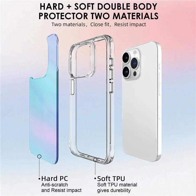 Compra em Atacado para Capa do iPhone 15 Pro Max Eletrodepositada TPU+PC Capa Protetora - Azul