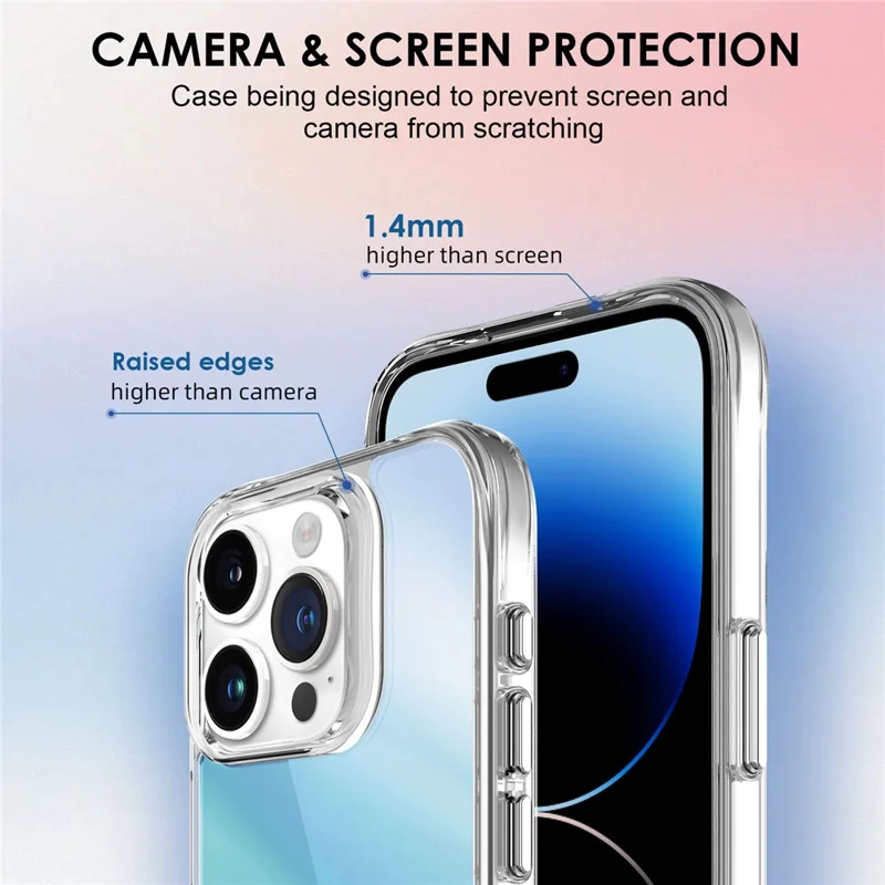 Bulk Purchasing For iPhone 15 Pro Case Electroplated TPU+PC Protective Cover - Blue