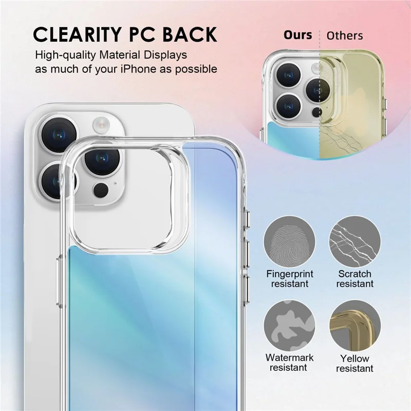 Bulk Purchasing For iPhone 15 Pro Case Electroplated TPU+PC Protective Cover - Blue