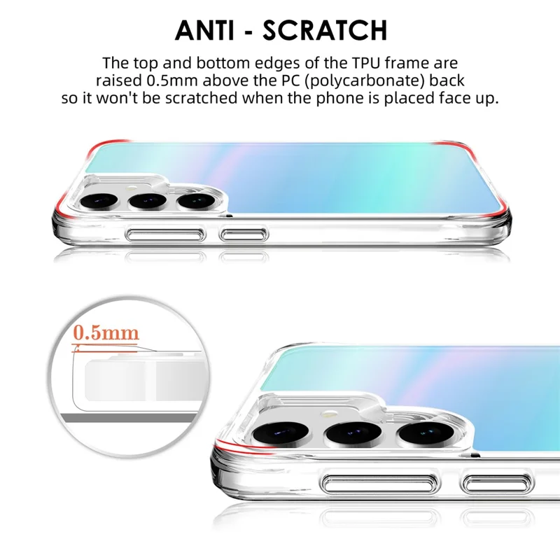 Compra em Massa para Capa Samsung Galaxy S24 FE Eletroplatada TPU+PC Capa Protetora - Azul
