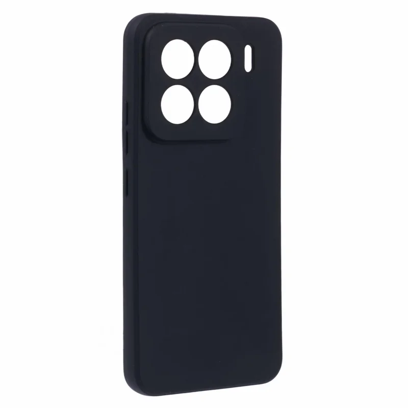 For Xiaomi 15 Pro Case Precise Cut-Outs Straight Edge TPU Shockproof Phone Cover - Black