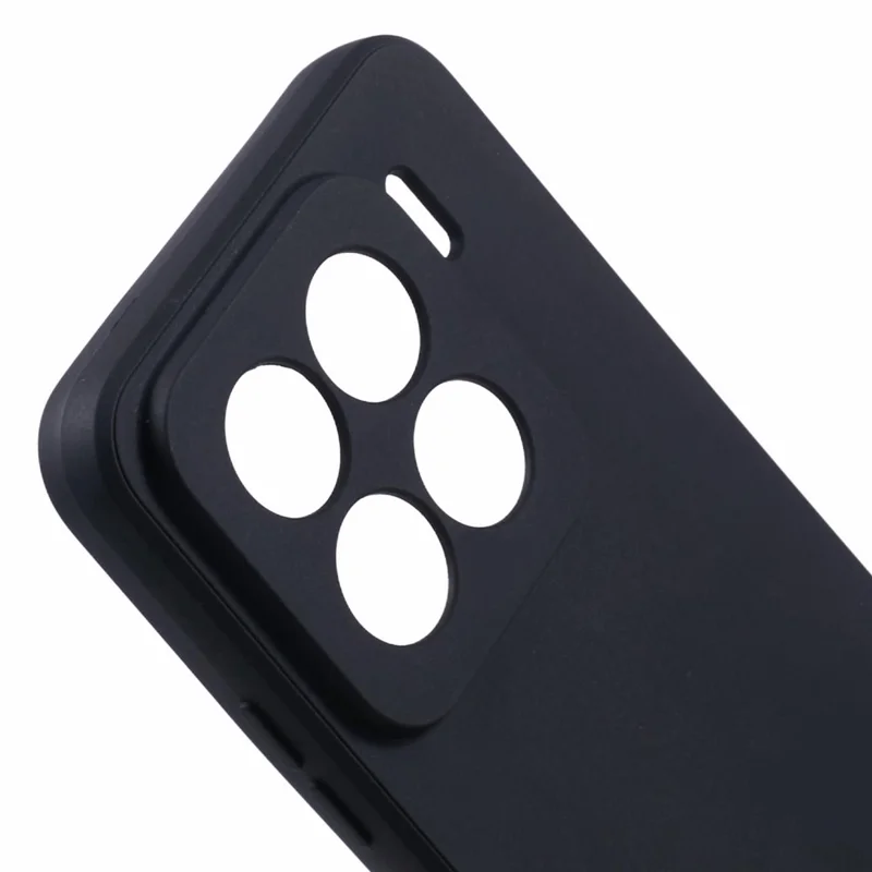 For Xiaomi 15 Pro Case Precise Cut-Outs Straight Edge TPU Shockproof Phone Cover - Black