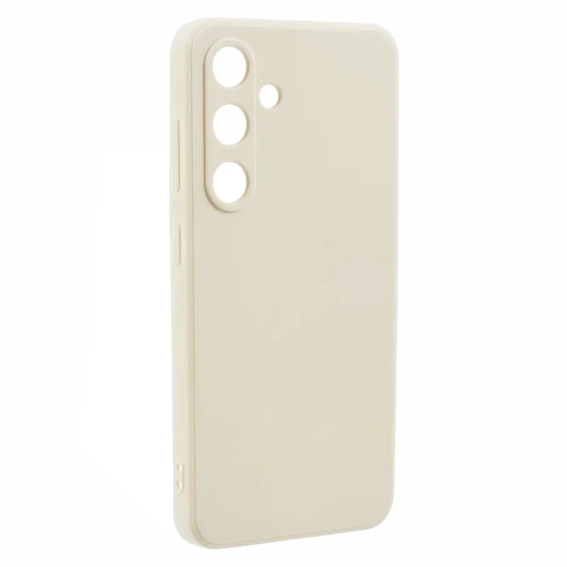 For Samsung Galaxy A36 5G Case Precise Cut-Outs Straight Edge TPU Shockproof Phone Cover - White