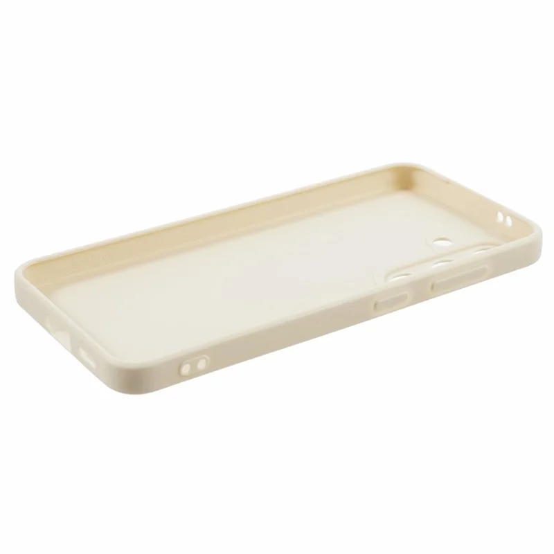 For Samsung Galaxy A36 5G Case Precise Cut-Outs Straight Edge TPU Shockproof Phone Cover - White