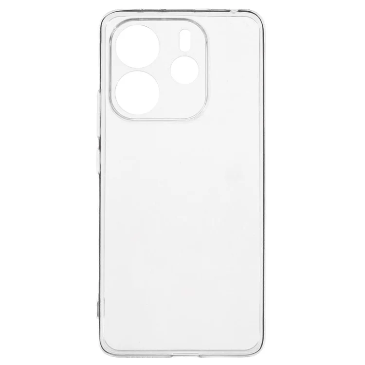 Funda transparente de TPU flexible y ultrafina para Xiaomi Redmi Note 14 4G