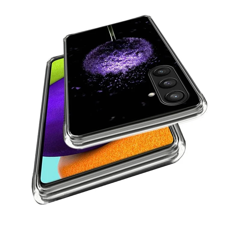 Capa para telefone Samsung Galaxy S25+ com impressão de padrão, capa traseira de TPU macio - Estilo A