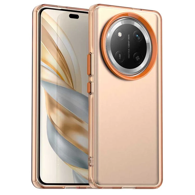 Coque Pour Honor X60 Pro 5G PC+TPU+PET mate anti-chute - Orange