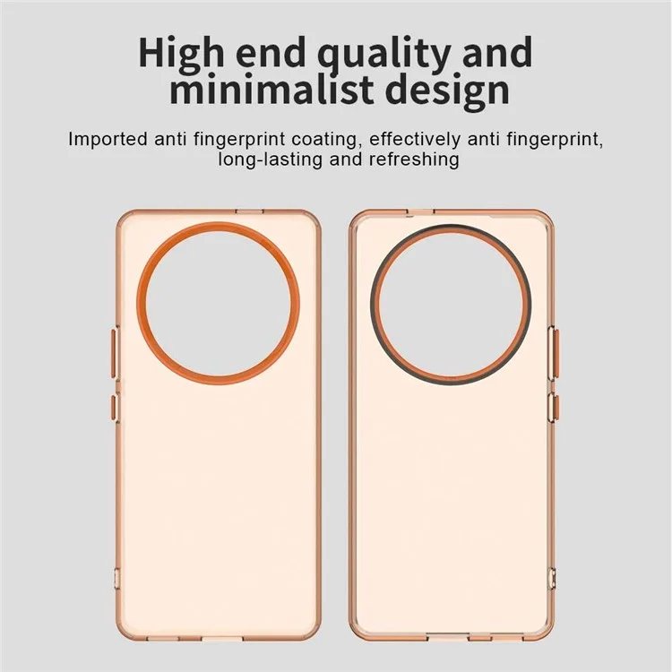 Coque Pour Honor X60 Pro 5G PC+TPU+PET mate anti-chute - Orange