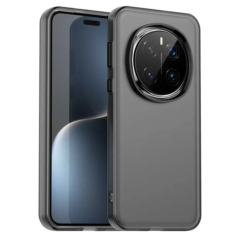 Custodia per telefono For Honor Magic7 Pro 5G in PC+TPU+PET opaca anti-caduta - Nero
