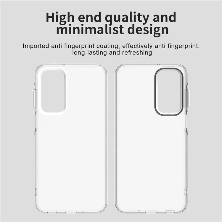 Coque pour Samsung Galaxy A56 PC+TPU+PET mat anti-chute - Blanc