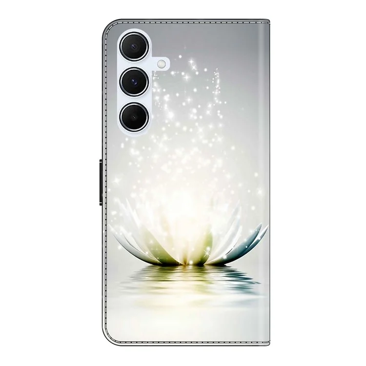 Чехол-книжка для Samsung Galaxy A16 5G / 4G с 3D-узором, кожаный бумажник и подставка - Лотос