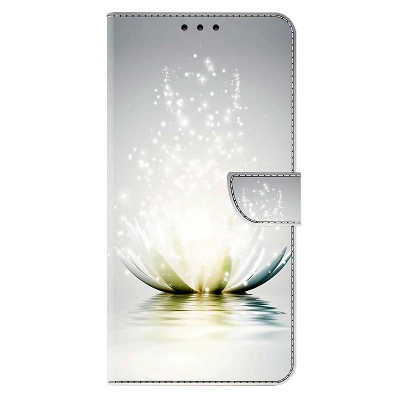 Für Samsung Galaxy S25 Ultra Hülle 3D-Muster PU-Leder Wallet Phone Cover mit Ständer - Lotus
