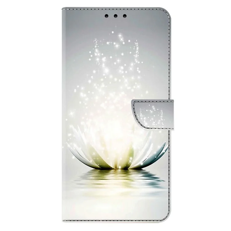 For Xiaomi 14T Pro Case 3D Pattern PU Leather Wallet Phone Cover with Stand - Lotus