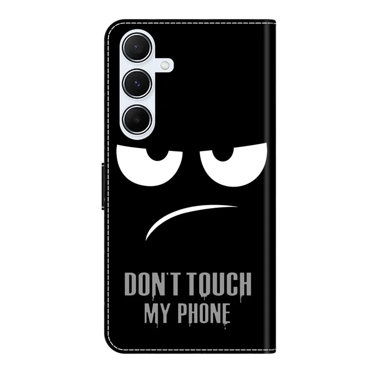 Für Samsung Galaxy A36 5G Hülle Magnetischer Verschluss 3D-Muster Leder Wallet Phone Cover - Fass mein Handy nicht an