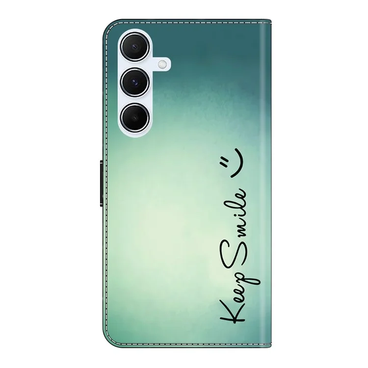 For Samsung Galaxy A16 5G  /  4G Case PU Leather Wallet Phone Cover with Stand - Keep Smile